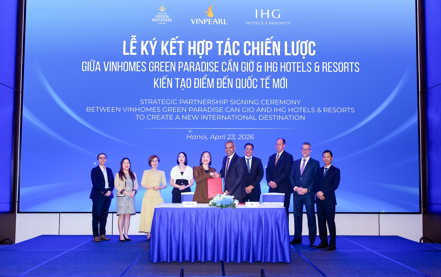 Vinhomes Green Paradise Cần Giờ và IHG Hotels & Resorts hợp tác